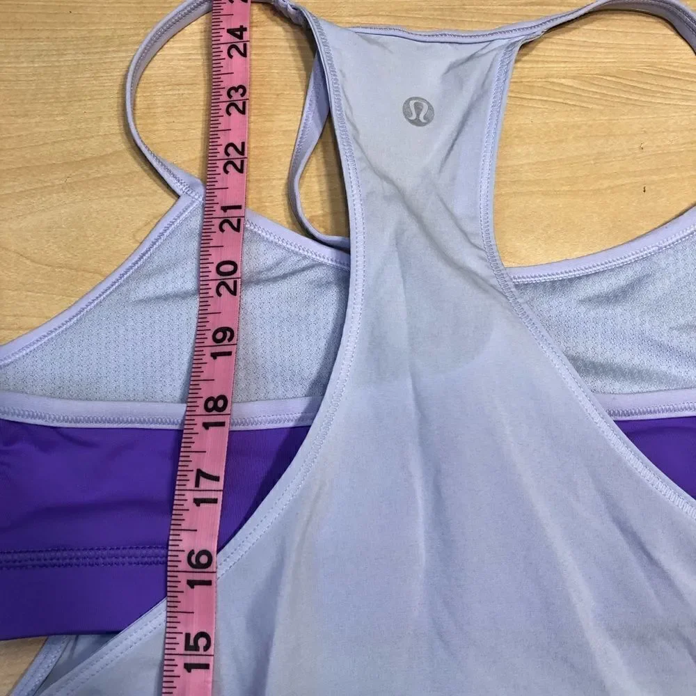 Lululemon periwinkle tank top